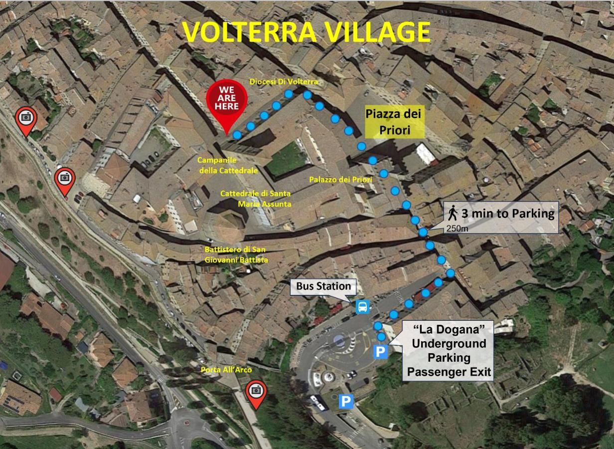 The Walkable Volterra Rooftop Suite Ngoại thất bức ảnh