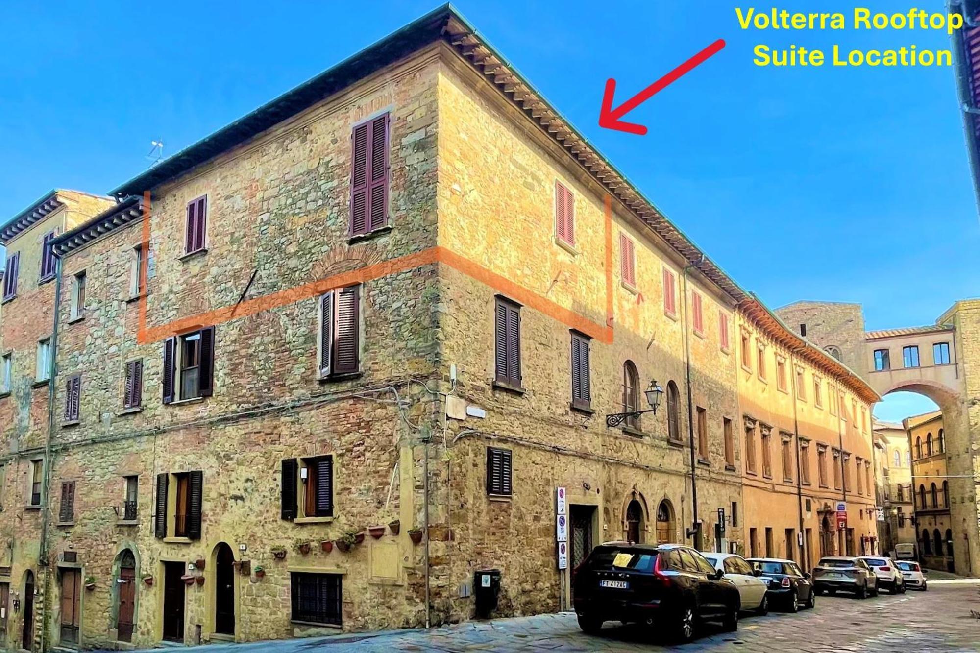 The Walkable Volterra Rooftop Suite Ngoại thất bức ảnh